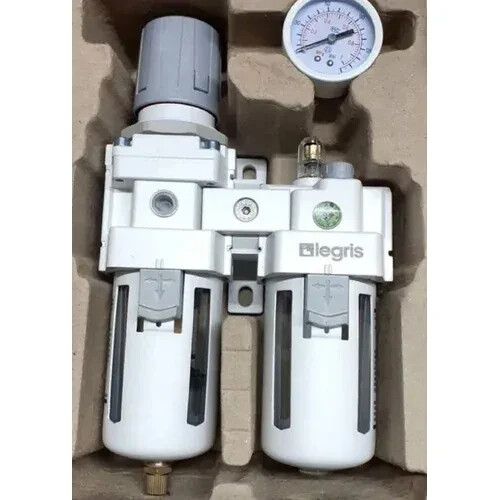 Air Filter Regulator Lubricator 3-in-1 FRL Unit for Pneumatic Tools & Compressor