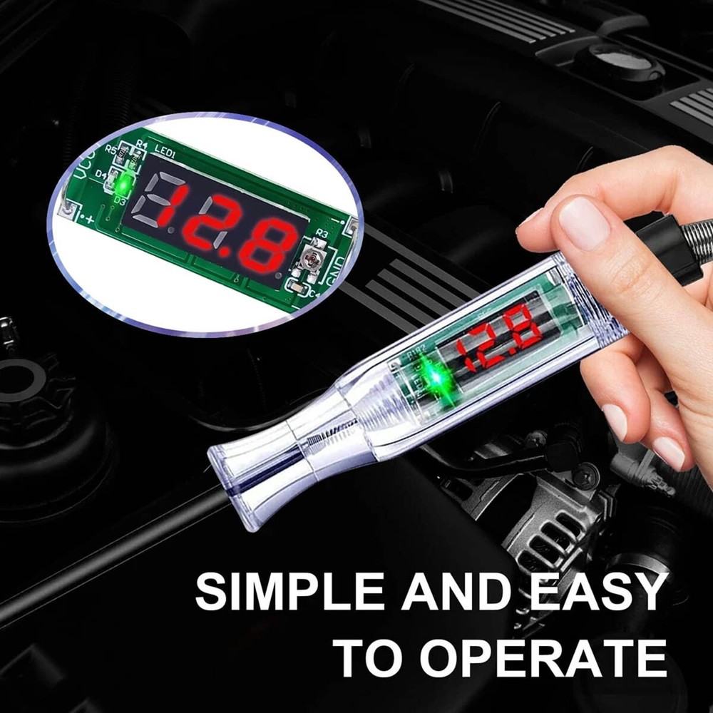 12V 24V Car Electrical Circuit Tester Power Probe 2 Meter Detection tools