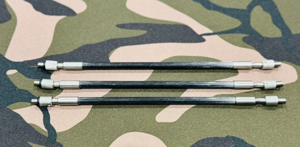 Solar Tackle Carbon Adjustable Butt Banger Arm x 3