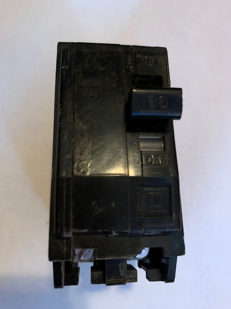 SQUARE D 60 AMP DOUBLE POLE CIRCUIT BREAKER TESTED