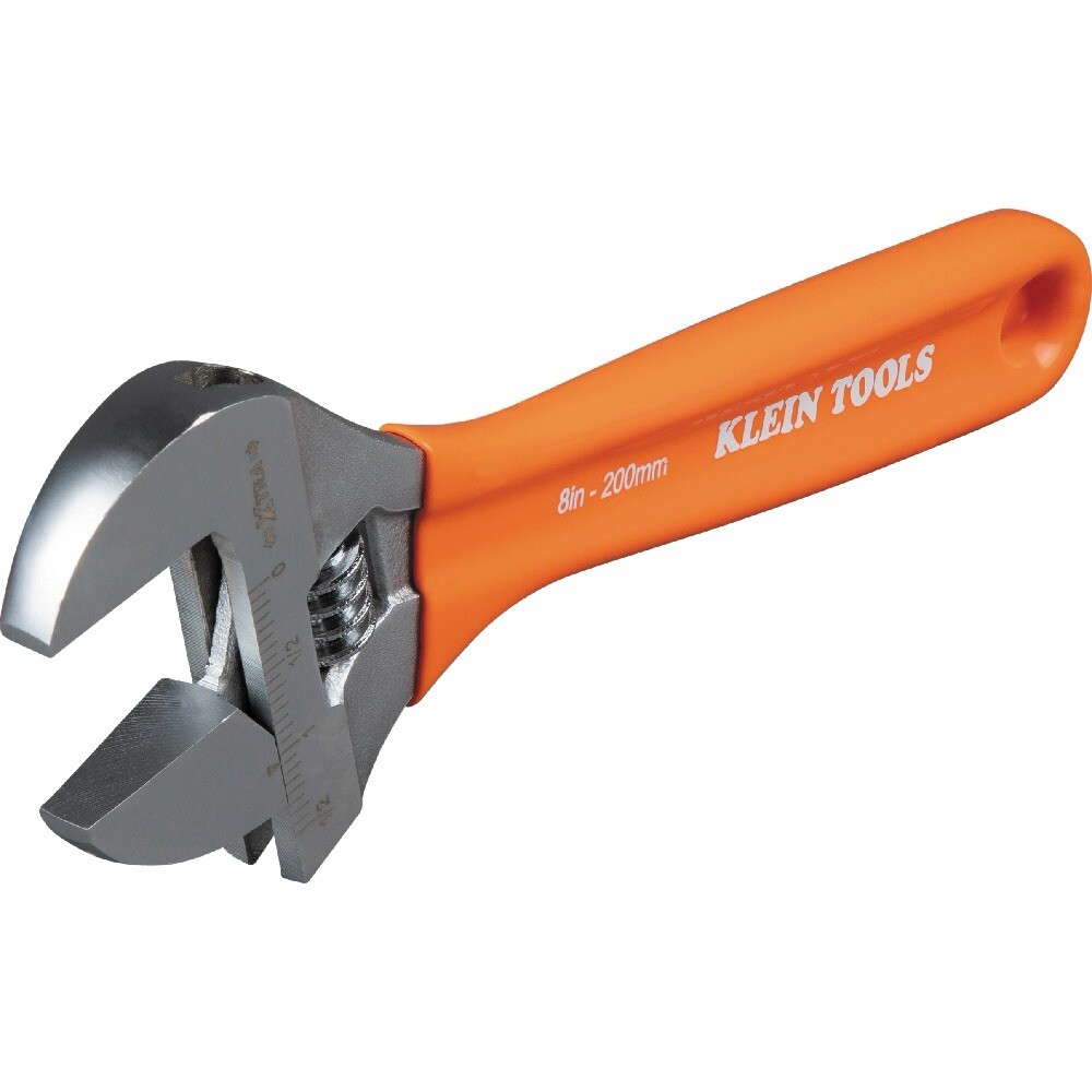 Klein Tools O5076 Extra-Capacity Adjustable Wrench, 6.5-Inch