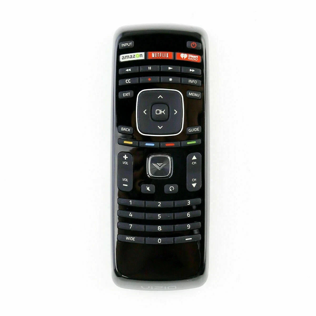 LOT XRT122 for Smart TV Vizio Remote Control Amazon Netflix iHeart Radio APP Key