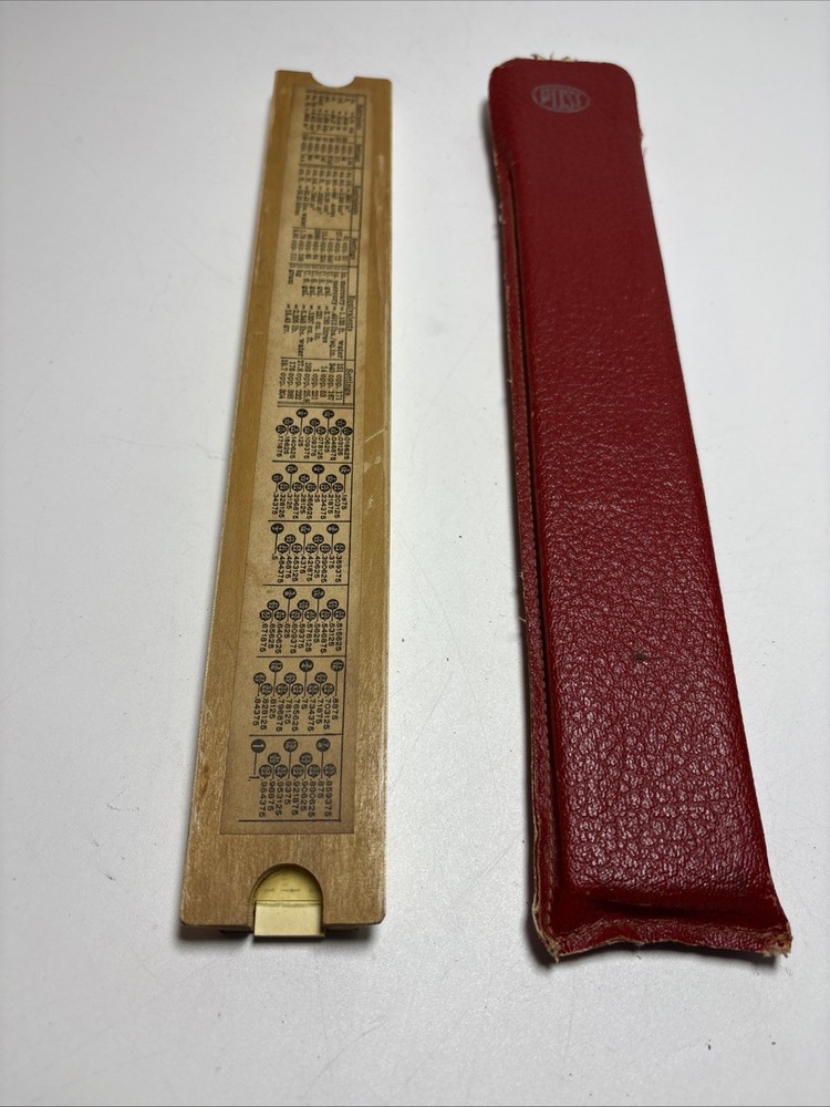 Vintage Frederick Post Slide Rule Model 1452-D Universal With Case