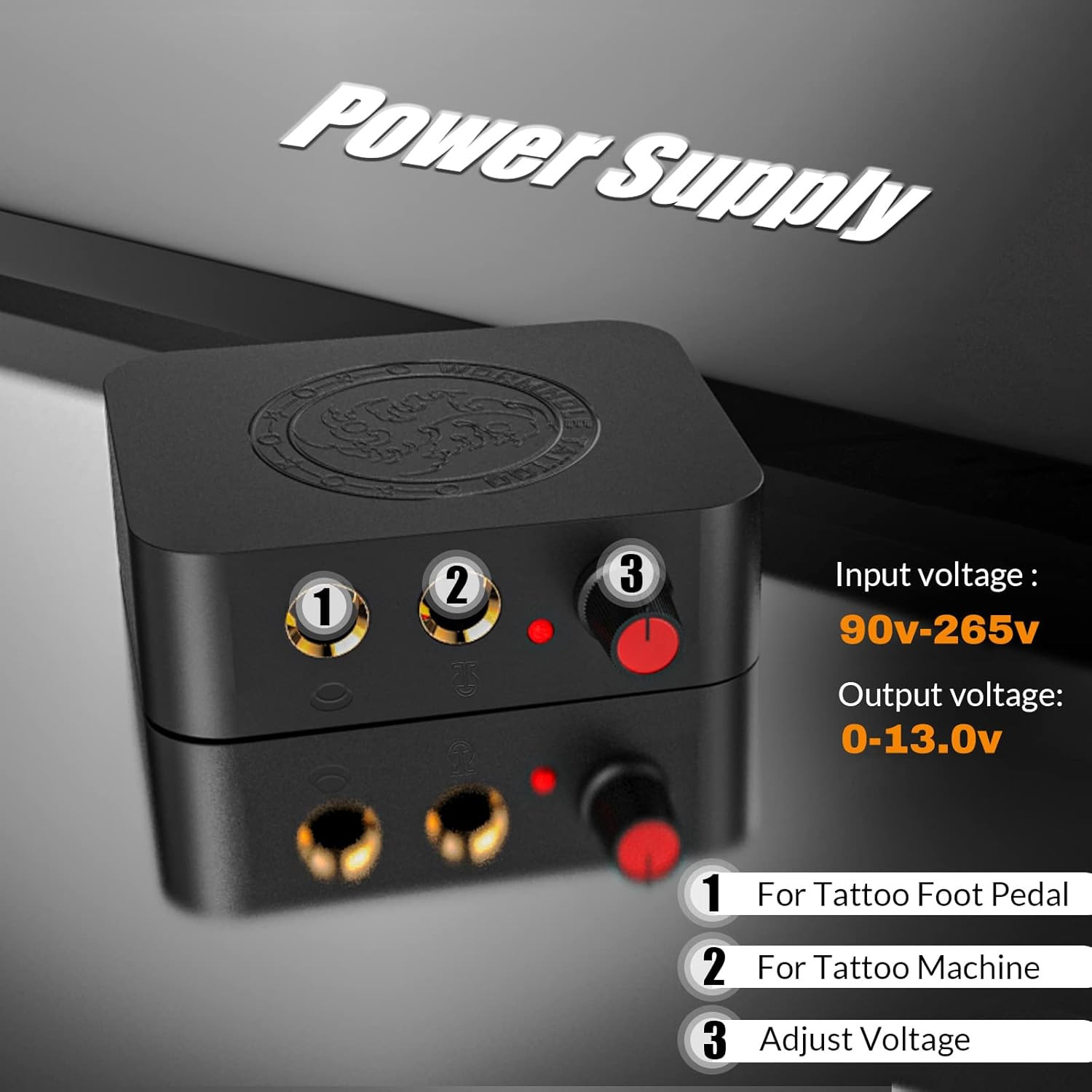 Cartridge Tattoo Machine Kit WTK164 - Pen Power Supply Ink Beginner Set