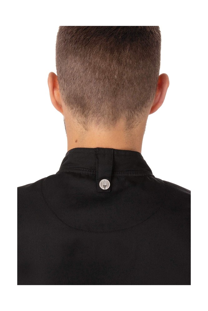 Chef Works mens Bowden Chef Coat X-Small Black