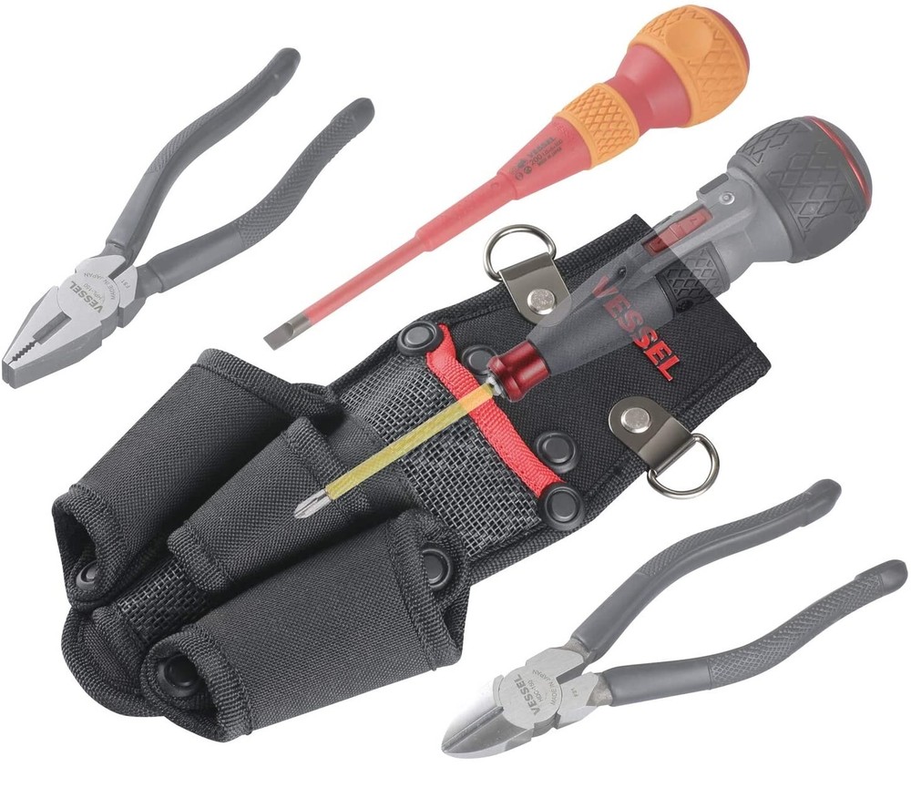 VESSEL TOOL HOLDER (2 DRIVER & 2 PLIERS) TPH-40 TOOL POUCH