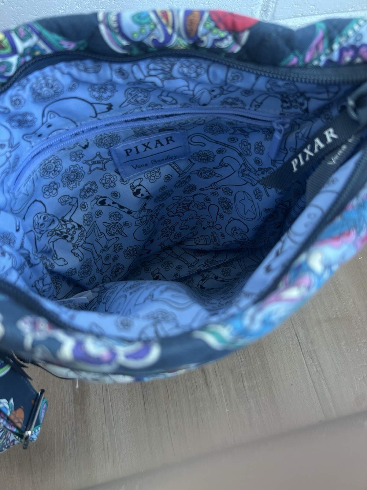 Vera Bradley Disney Toy Story Medium Quilted Crossbody Bag - Pixar Andy’s Room