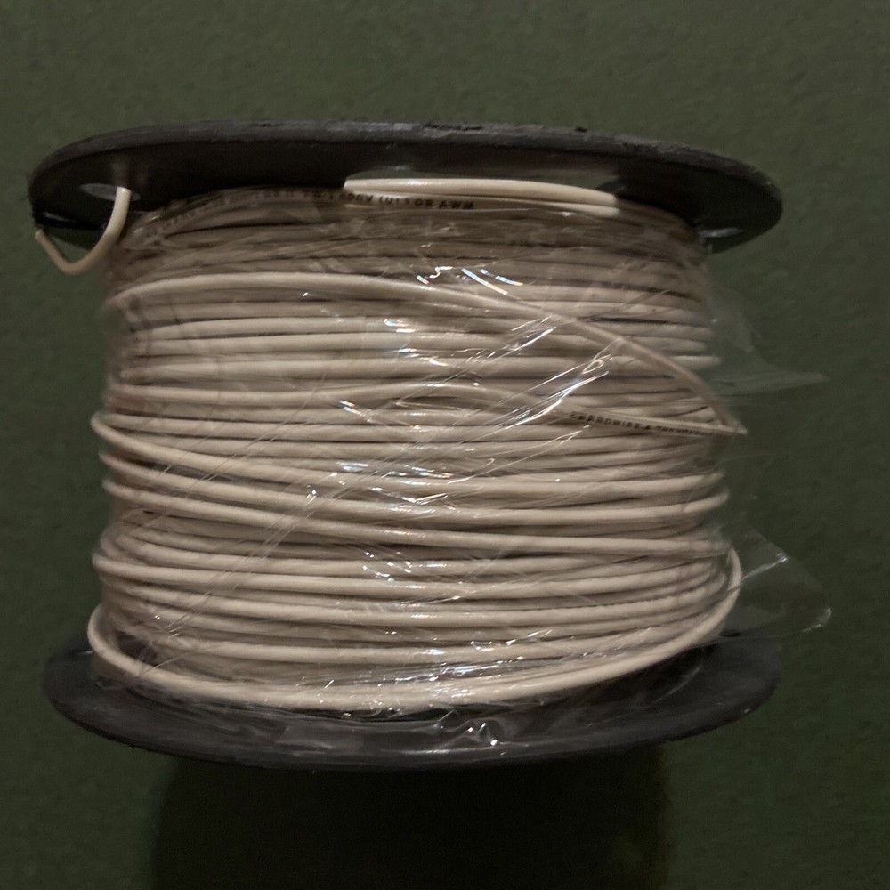 500 ft. #14 White SOLID 14 Gauge CU THHN Wire
