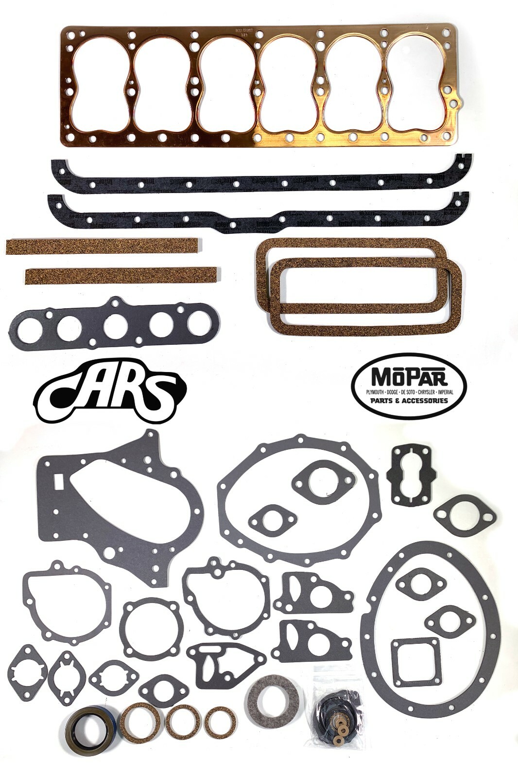 1934-1960 Dodge & Plymouth | 201 218 230 | Full Engine Gasket Set | Best Gasket
