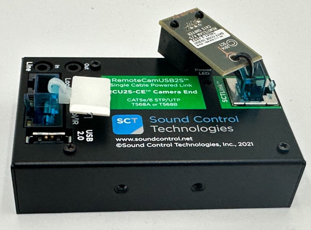 SOUND CONTROL TECHNOLOGIES RCU2S-HE REMOTE CAM USB2S HEAD & CAMERA END (mcF92)