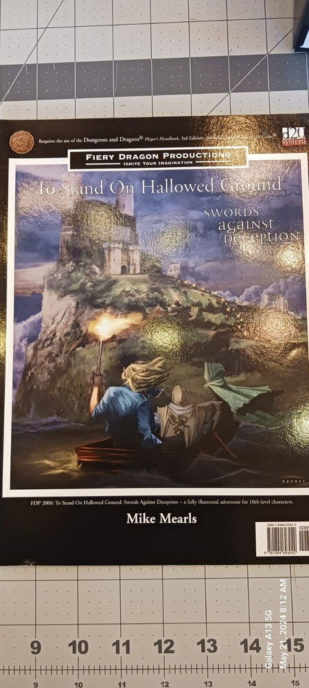 D&D 3 d20 Modules: To Stand on Hallowed Ground Silver Summoning Distant Echo