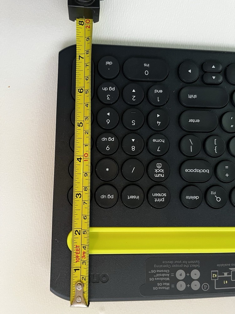 Onn Surf Multi‑Device Bluetooth Wireless Full‑Size Keyboard – Tested & Working