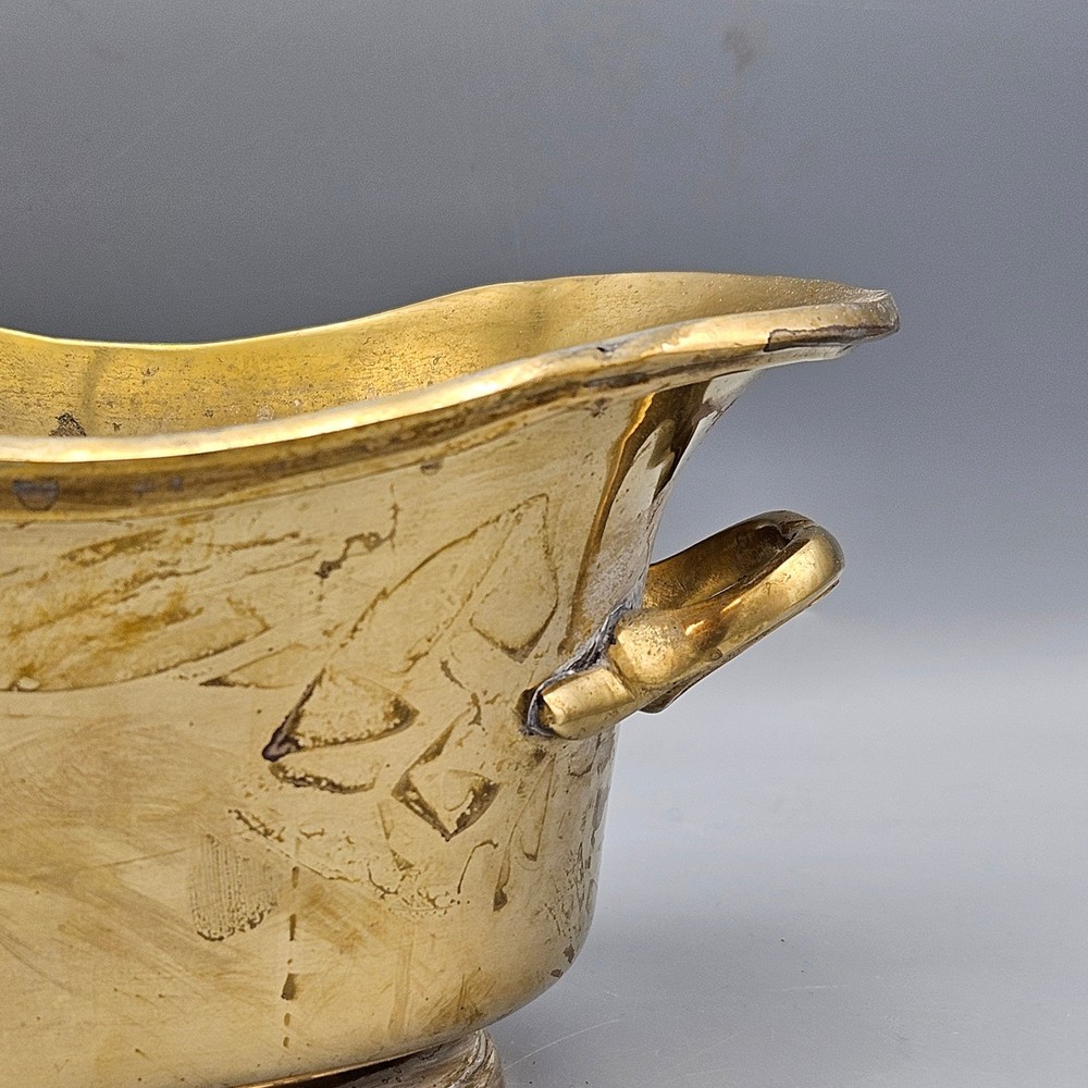 Large Mottahedeh Brass Wine Cooler