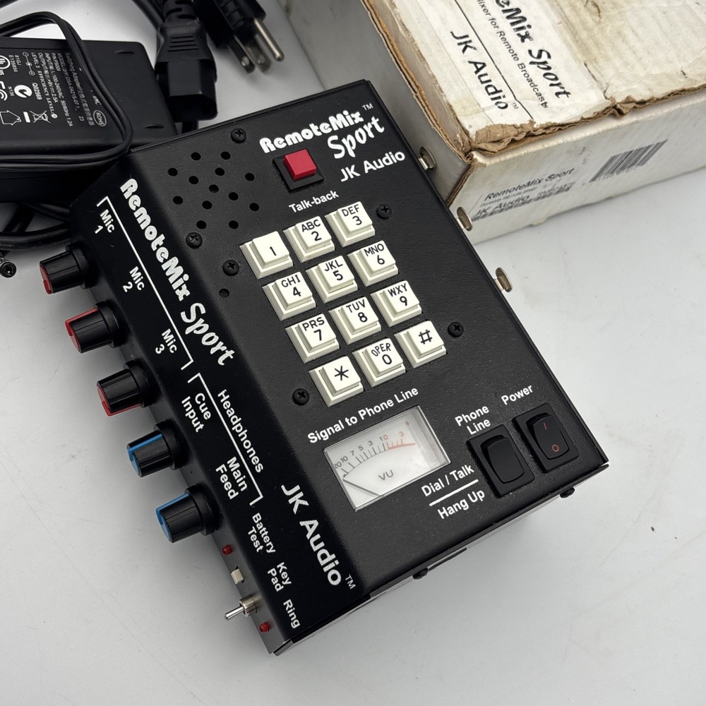 JK Audio Remote Mix 3 professional broadcast mixer