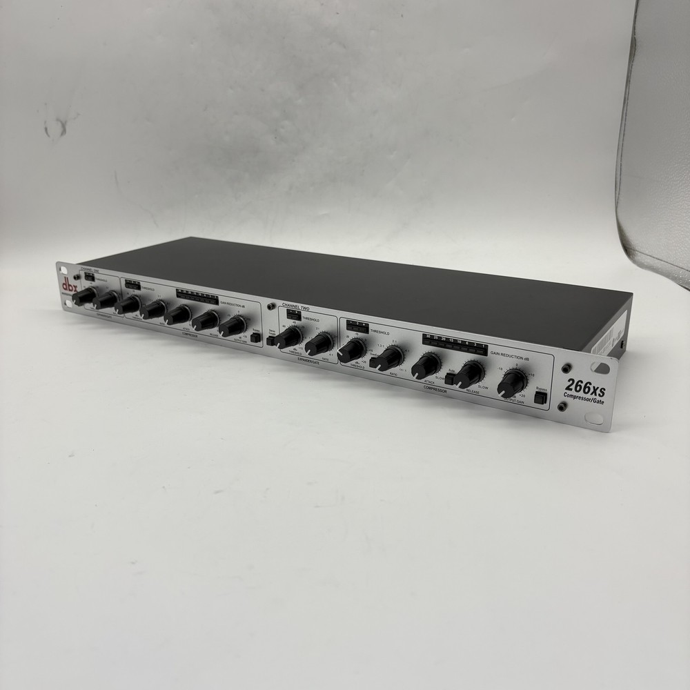 dbx 266xs Dual Channel Compressor Gate Dynamics Processor w/ Side Chain Insert