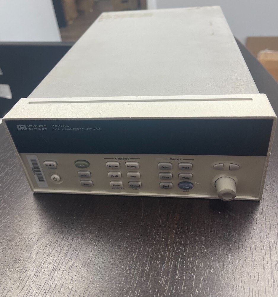 HP Hewlett Packard 34970A Data Acquisition Switch Unit