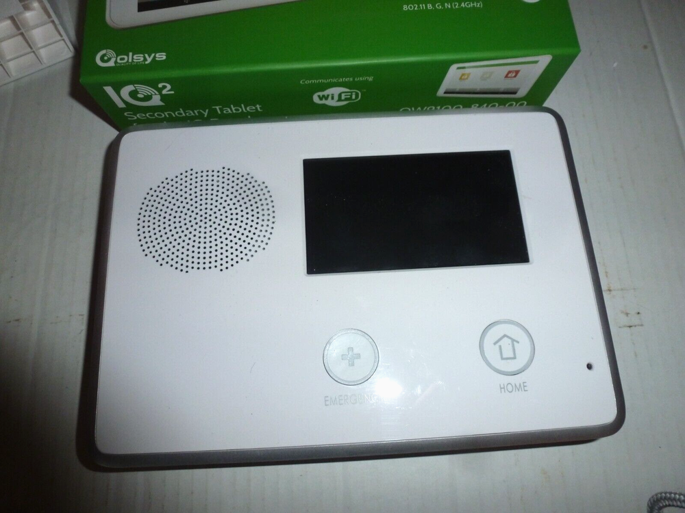 2gig Technologies 2GIG-CNTRL2-345 Home Security Alarm Control Panel & Secondary