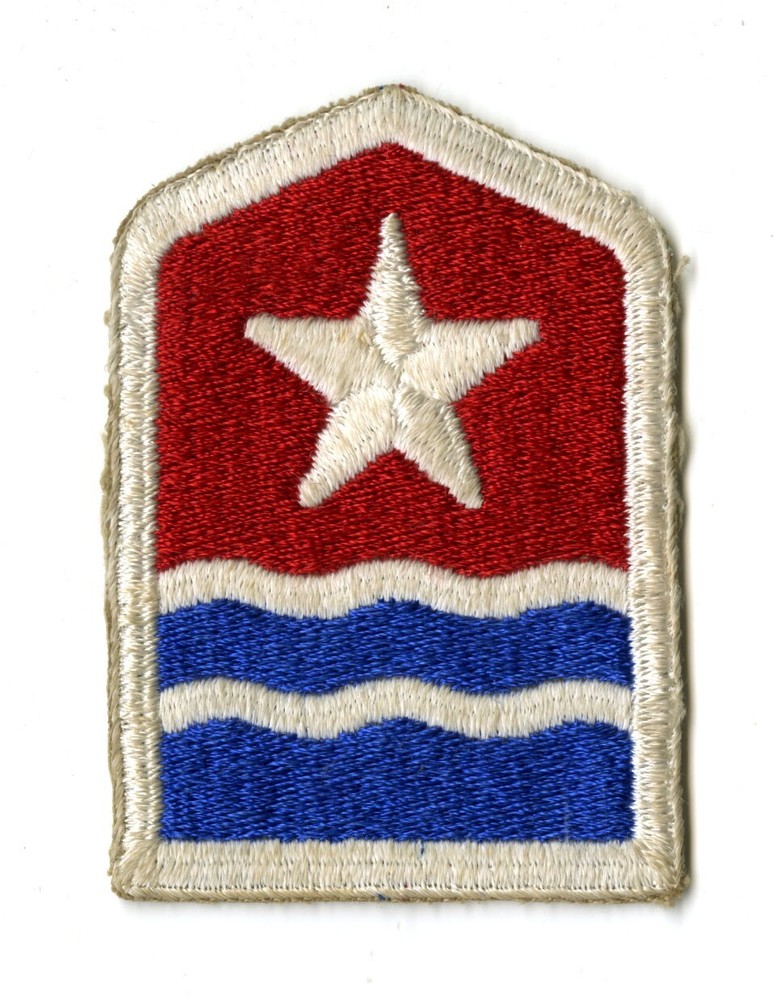 Middle East Forces White Back Patch WWII Vintage