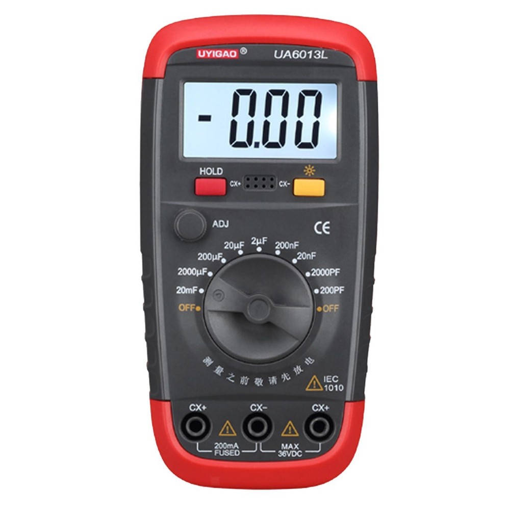 Capacitance Meter Up To 20mF±(2.5%+20) LCD Display ZERO