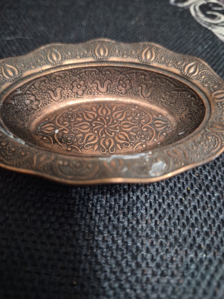 Zara Bronze Container with Lid Made In Turkey