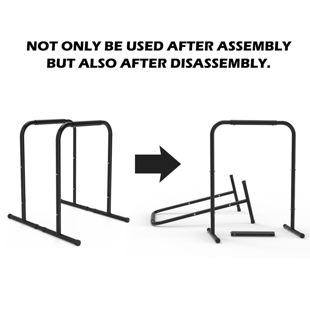 Pull Up Dip Station Strength Training Dip Stands Station Tricep Dips Push-Ups...
