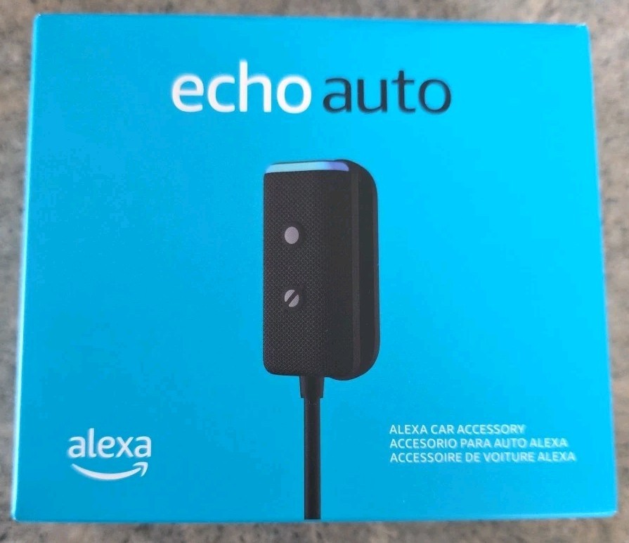 Amazon Echo Auto 2nd Gen. Smart Speaker Black NEW UNOPENED