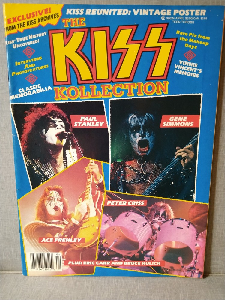 KISS The KISS KOLLECTION Magazine 1989. No poster! Nice!