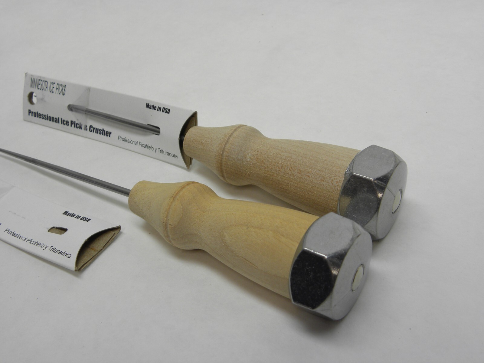 2 Pack - NEW Ice Pick Crusher Cap High Carbon Steel Made in USA Quality Bar Tool