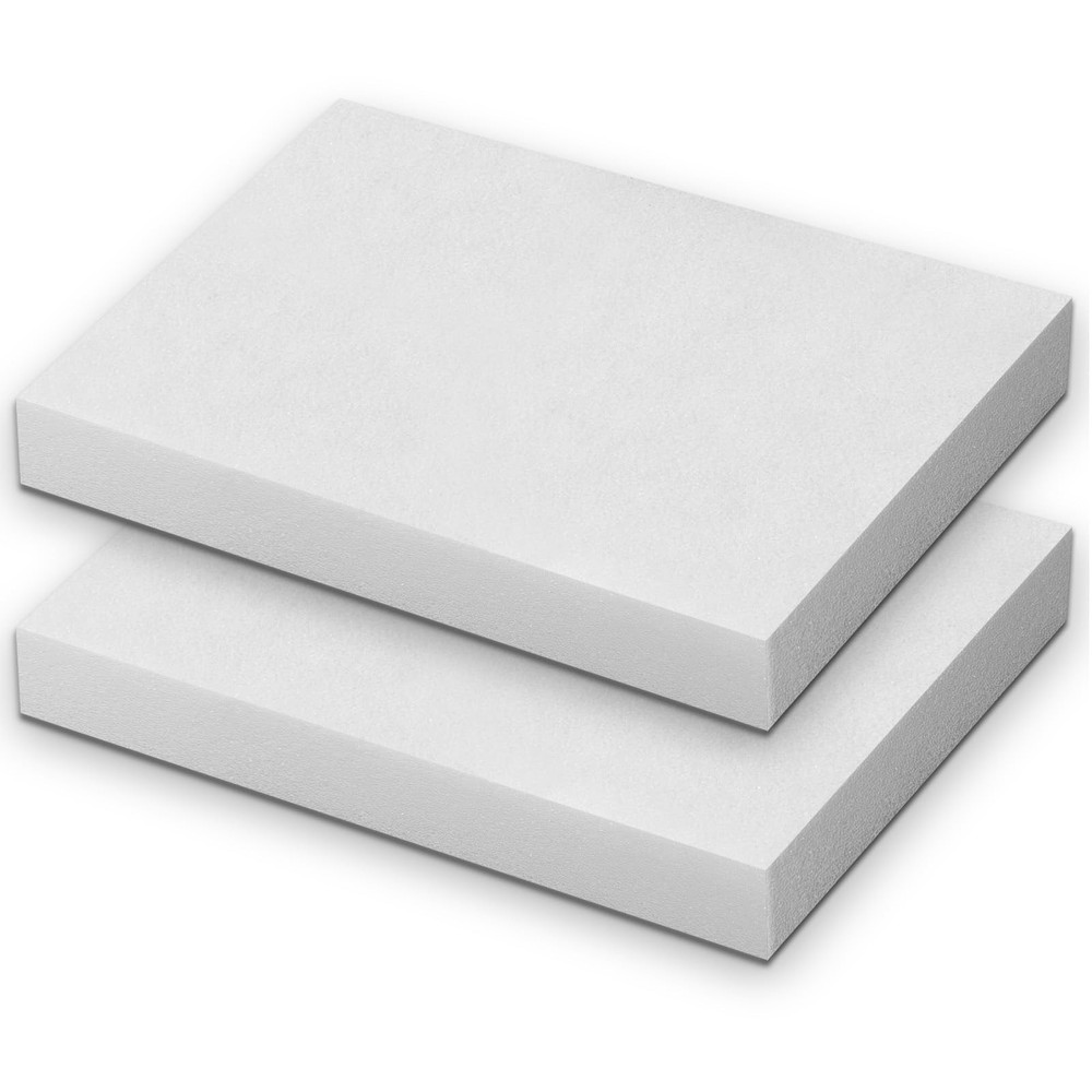 Polyurethane Foam Padding, 2 PCS 16 x 12 x 2 Inch White Soft Cuttable Packing...