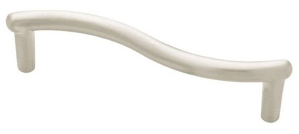 3-3/4" Fusilli Pull Brushed Satin Silver