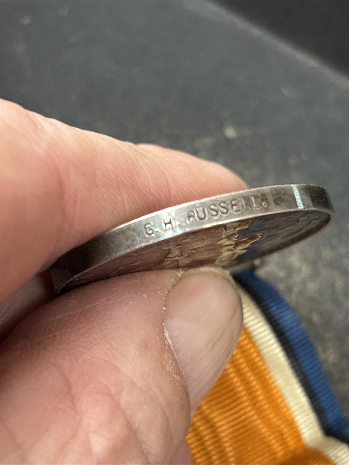 Reverend Russell, Genuine First World War British War Medal.