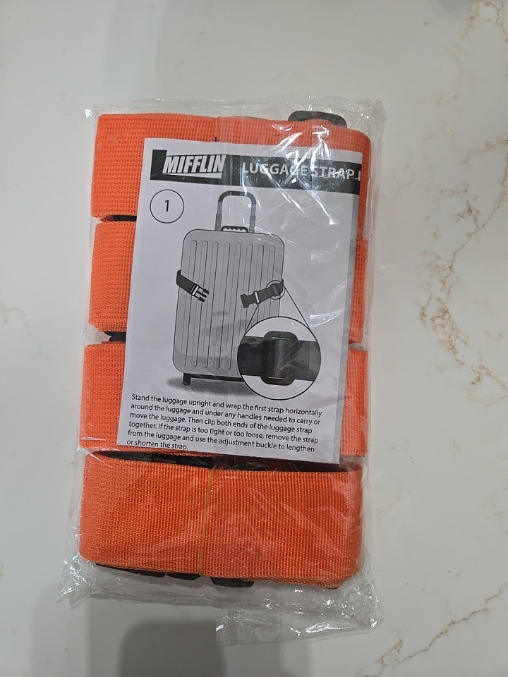 Adjustable Luggage Straps. Durable. New