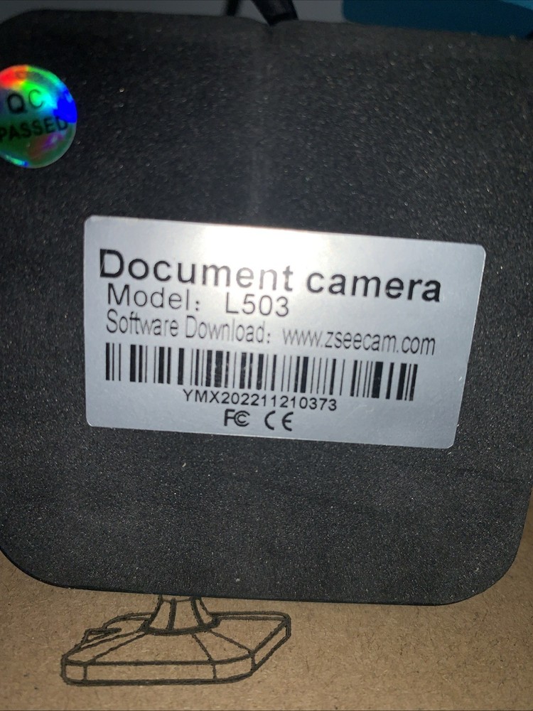 Document Camera Ultra HD 5mp USB Camera (Blue)