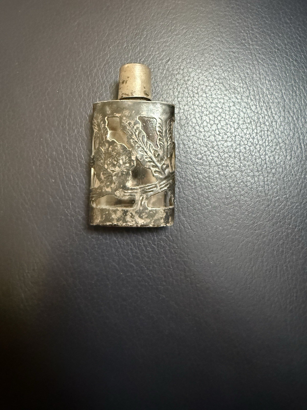Vintage Taxco Sterling Silver 925 Perfume Bottle 3”