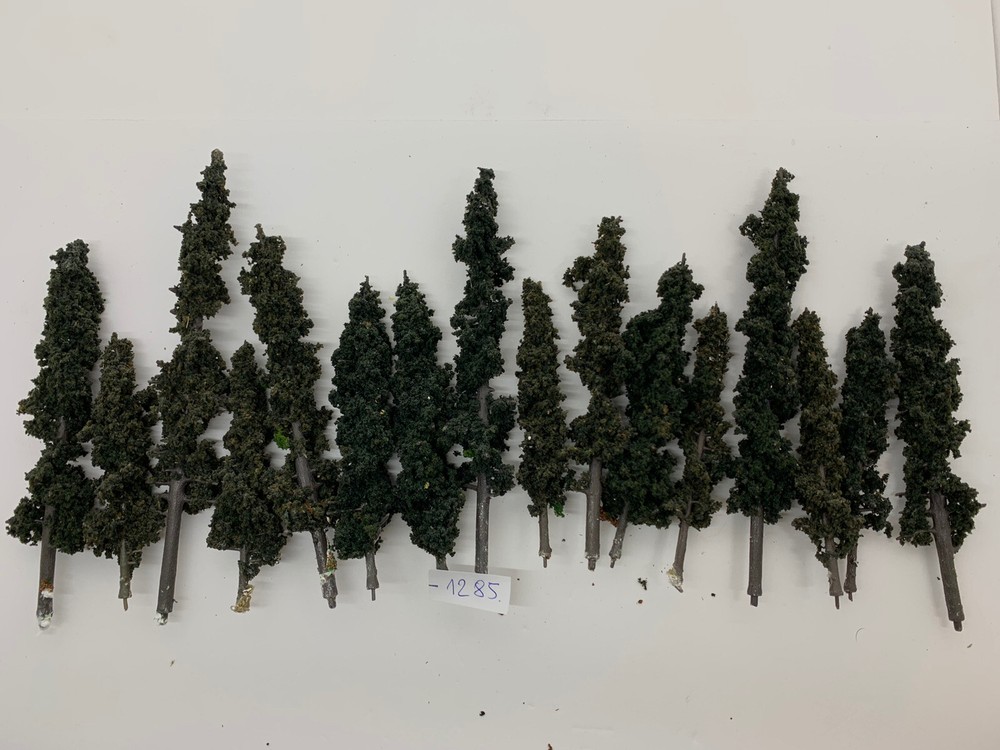 Trees Artificial Tree Lotto 16 Pcs Misc 6"- 8" For Layout