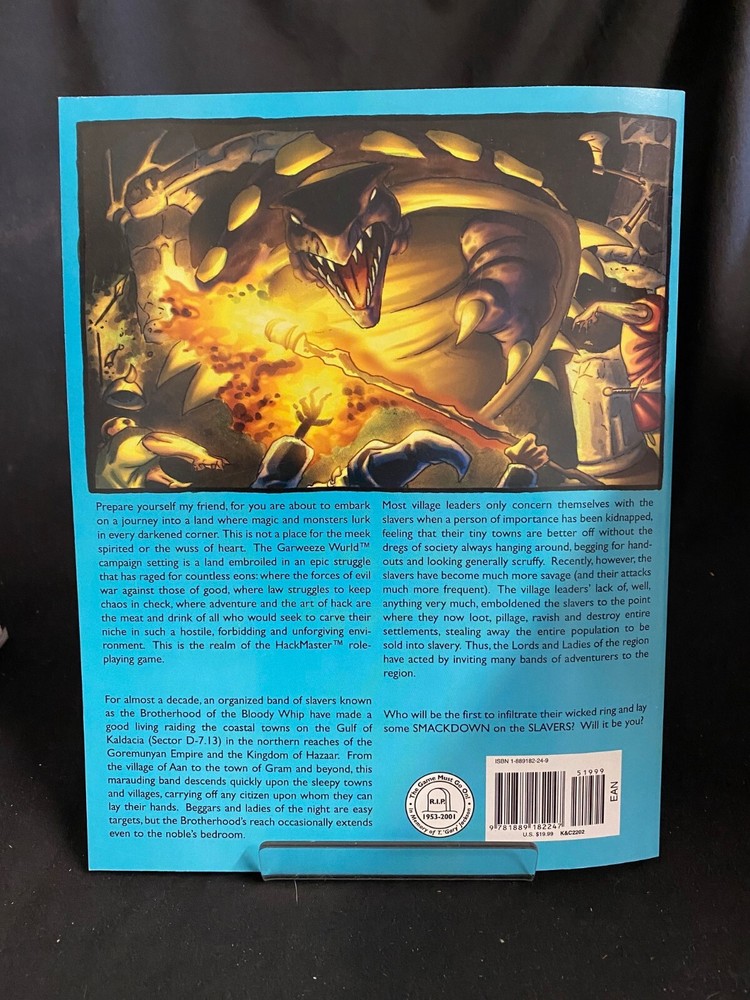 HackMaster RPG : Smackdown the Slavers (Kenzer & Co, 2002, EX)