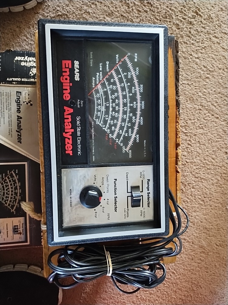 Vintage Sears Engine Analyzer