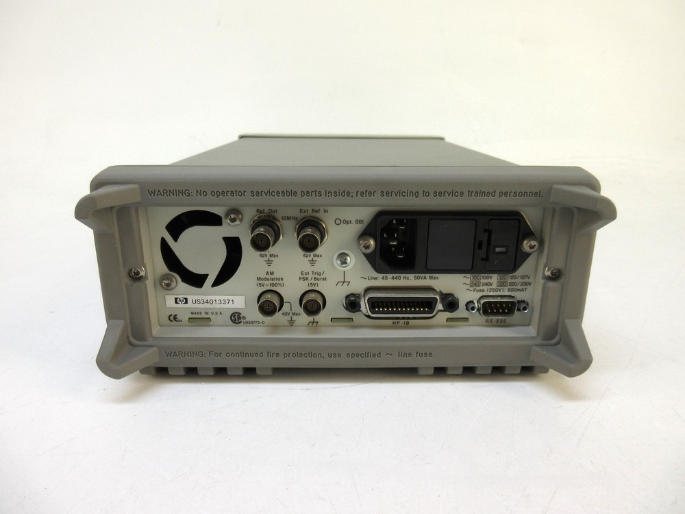 HP 33120A 15 MHz Function / Arbitrary Waveform Generator