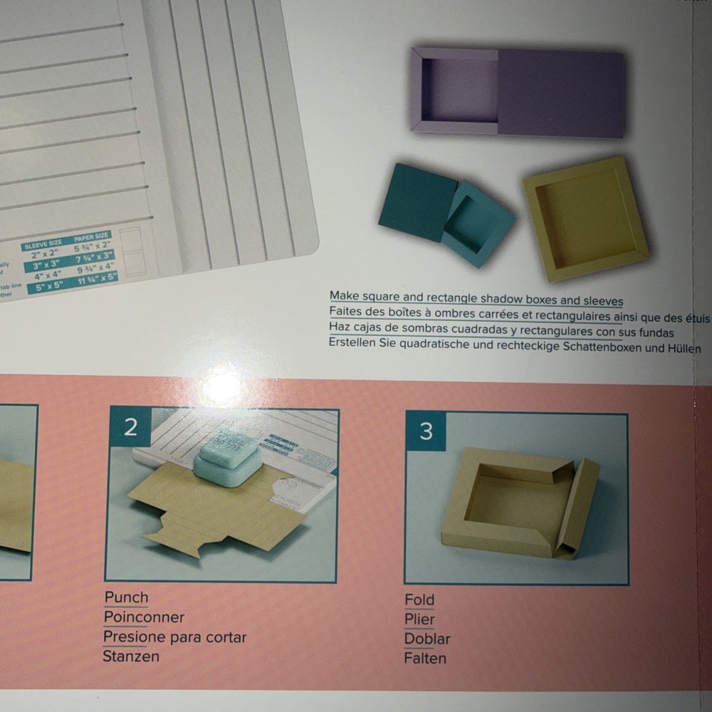 We R Punch Board-Shadow Box New