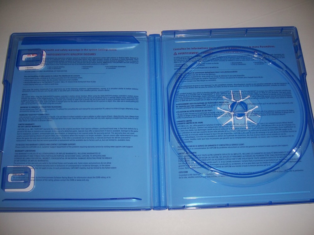 Original Box Case Replacement Sony PlayStation 4 PS4 Resident Evil 2 Two