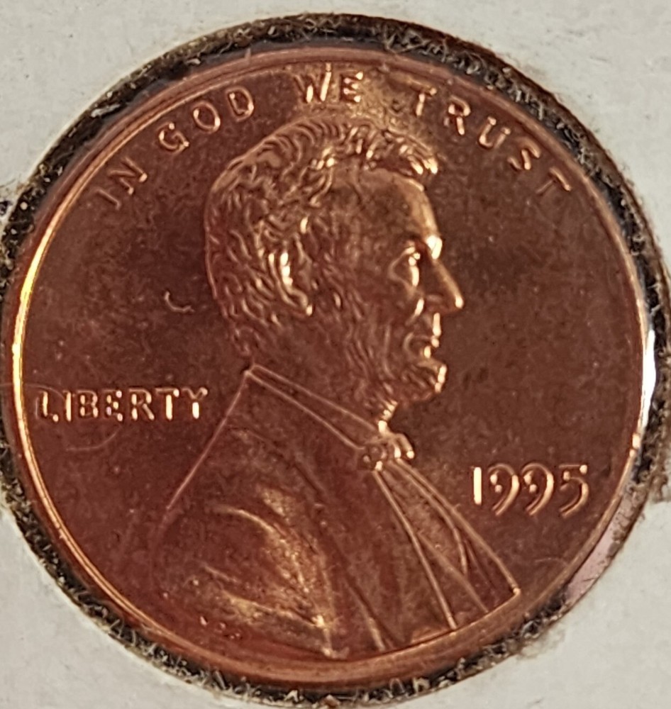 1995 Lincoln Cent Obverse Bubble Lamination Error Penny *BU UNC*. Our T6316