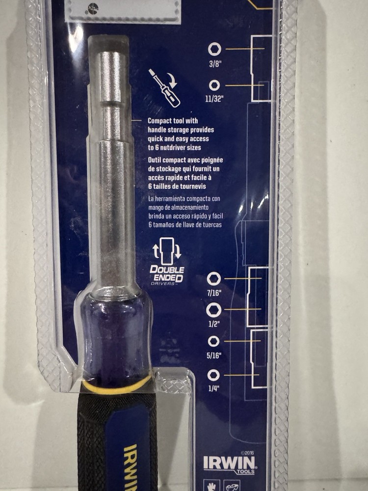 Irwin 4 pcs. Quick change Driver Screwdriver Lock n Load