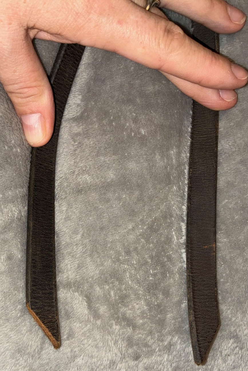 LEATHER BRAIDED WESTERN BARREL QUIRT 24 1/2'' LONG