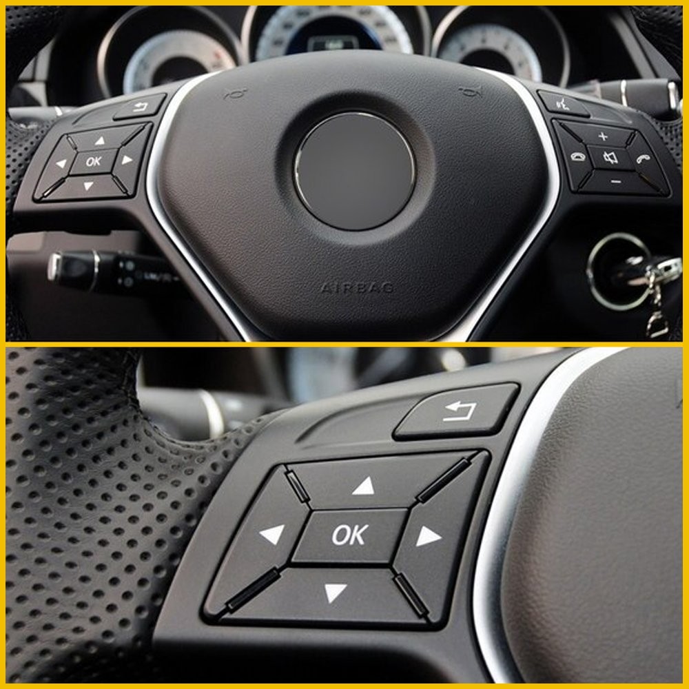 12x Steering Wheel Switch Button For Mercedes E C G Class C200 E250 E350 GLK250