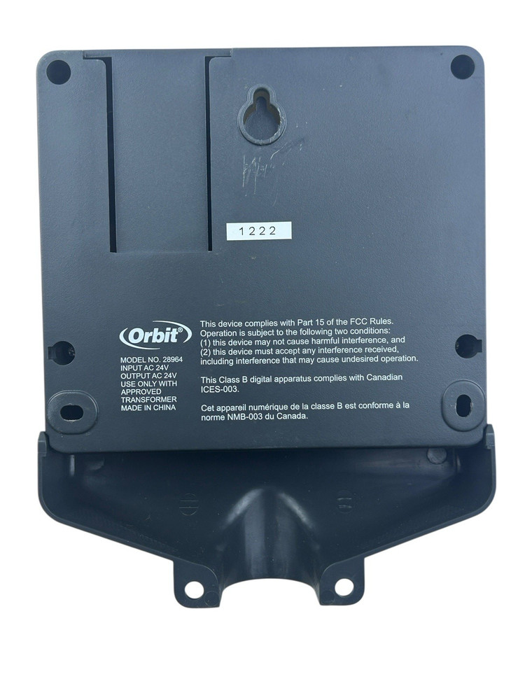 Orbit 28964 4 Station 2 Program Indoor Easy Dial Sprinkler Timer 9642/OB