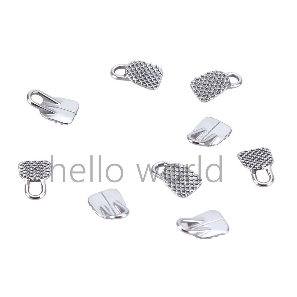 10 Bag Dental Orthodontic Monoblock Traction Hook Rectangular Base Bondable