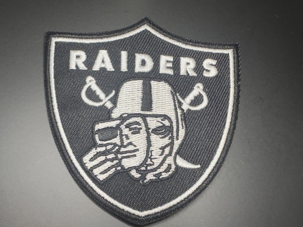 Oakland Raiders Iron On Patch
