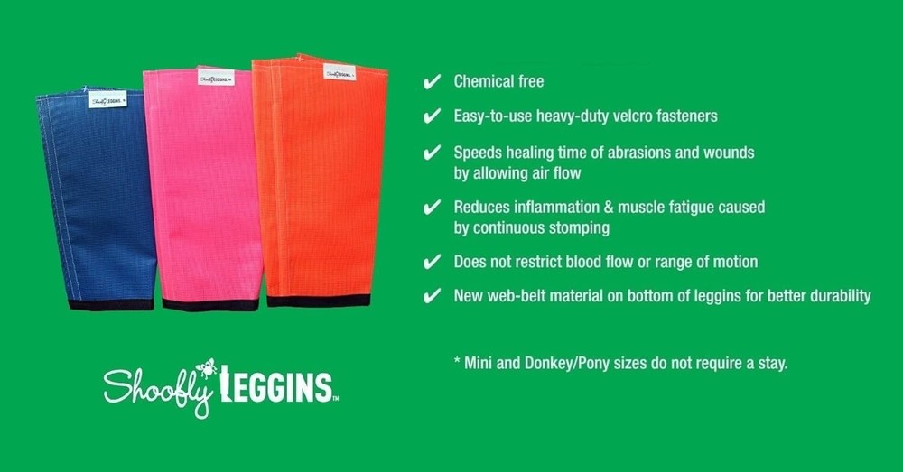 Shoofly Horse Leggings 4 pack, Small, Medium & Large