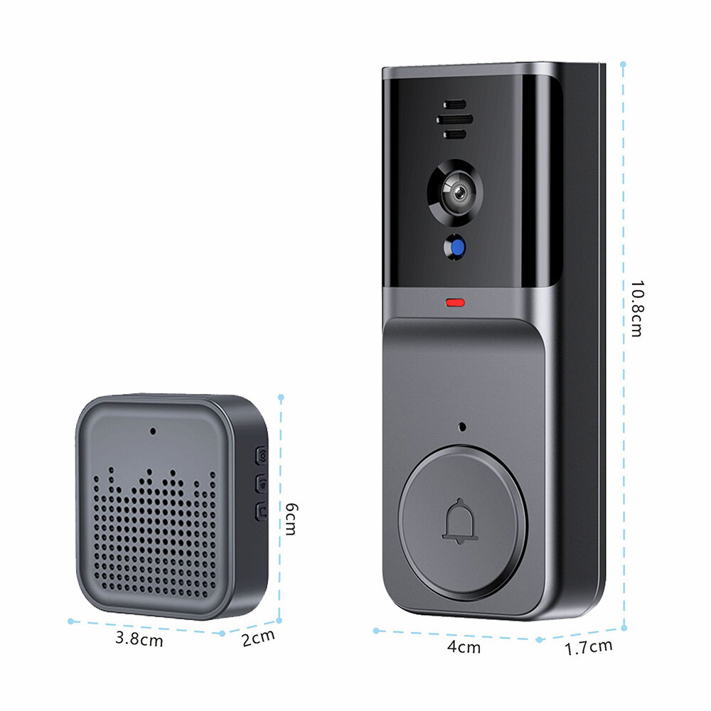 Smart WiFi Wireless Video Doorbell Security Streaming Camera Door Bell Intercom
