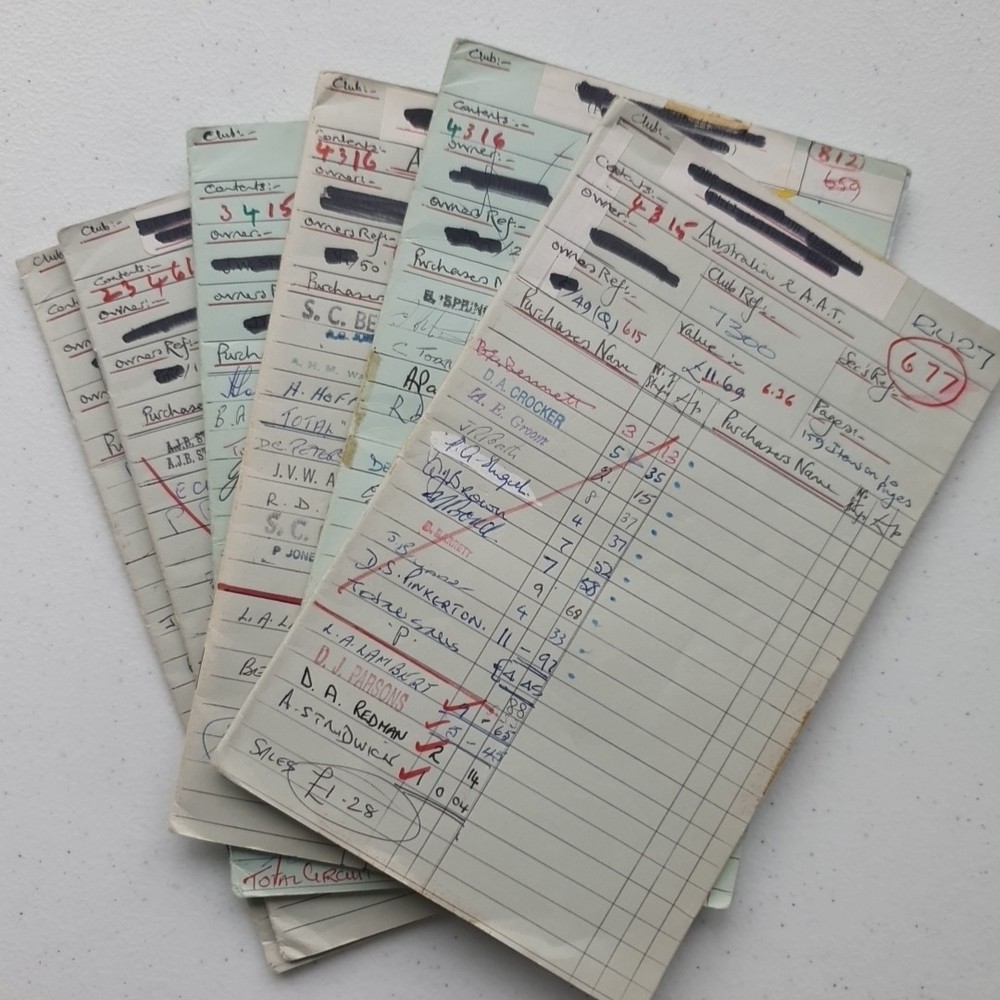 6 Stamp Approval Booklets Containing Austalia Stamps